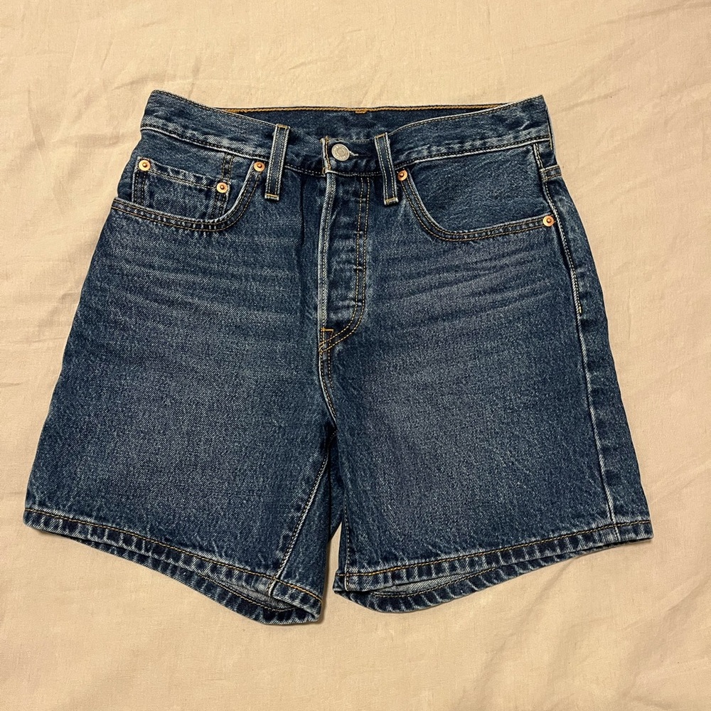 Levi’s Dark Denim Shorts